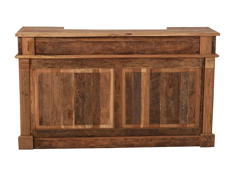 Bar en bois rangements multiples