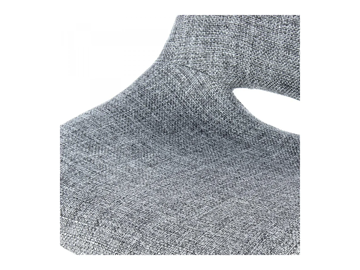 Chaise semi artisanal LOT DE 2 ARE 57x47,5x77 gris