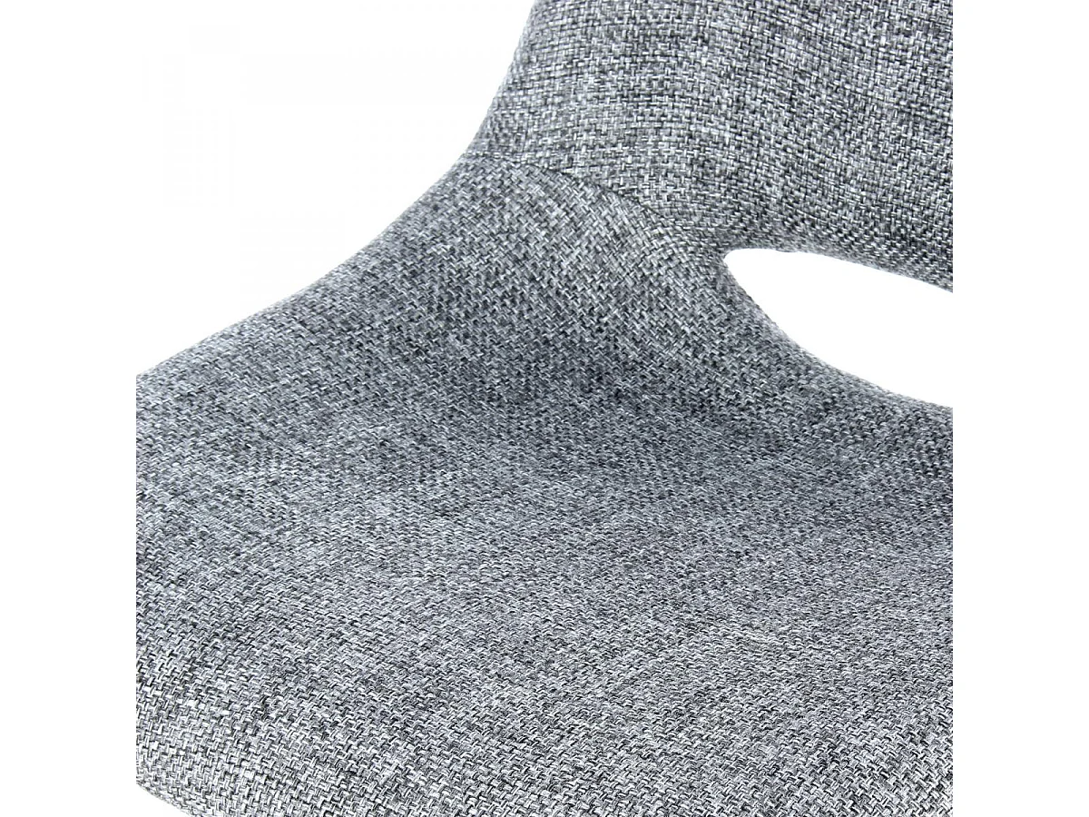 Chaise semi artisanal LOT DE 2 ARE 57x47,5x77 gris