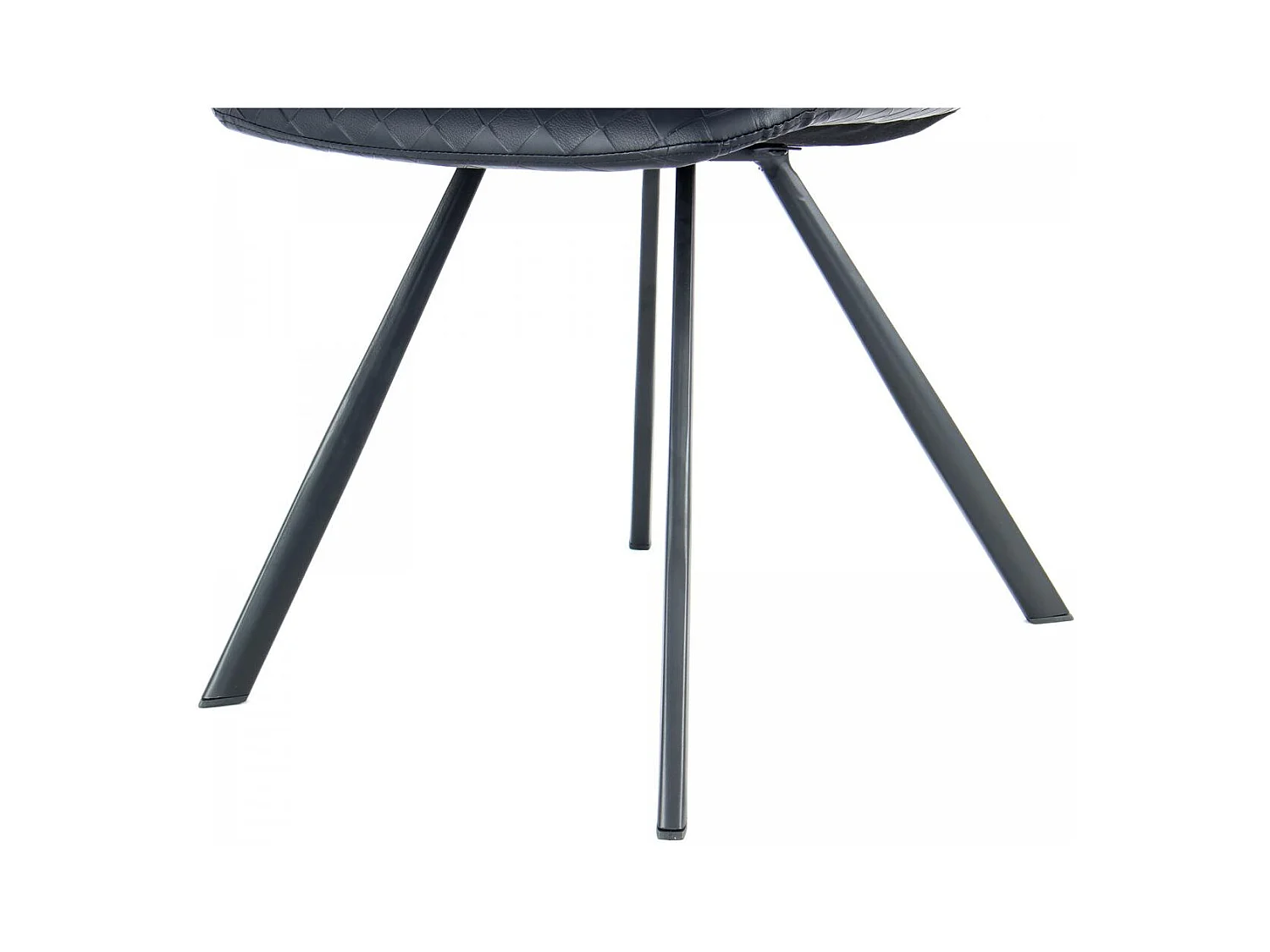 Chaise semi artisanal LOT DE 2 ARE 57x47,5x77 noir