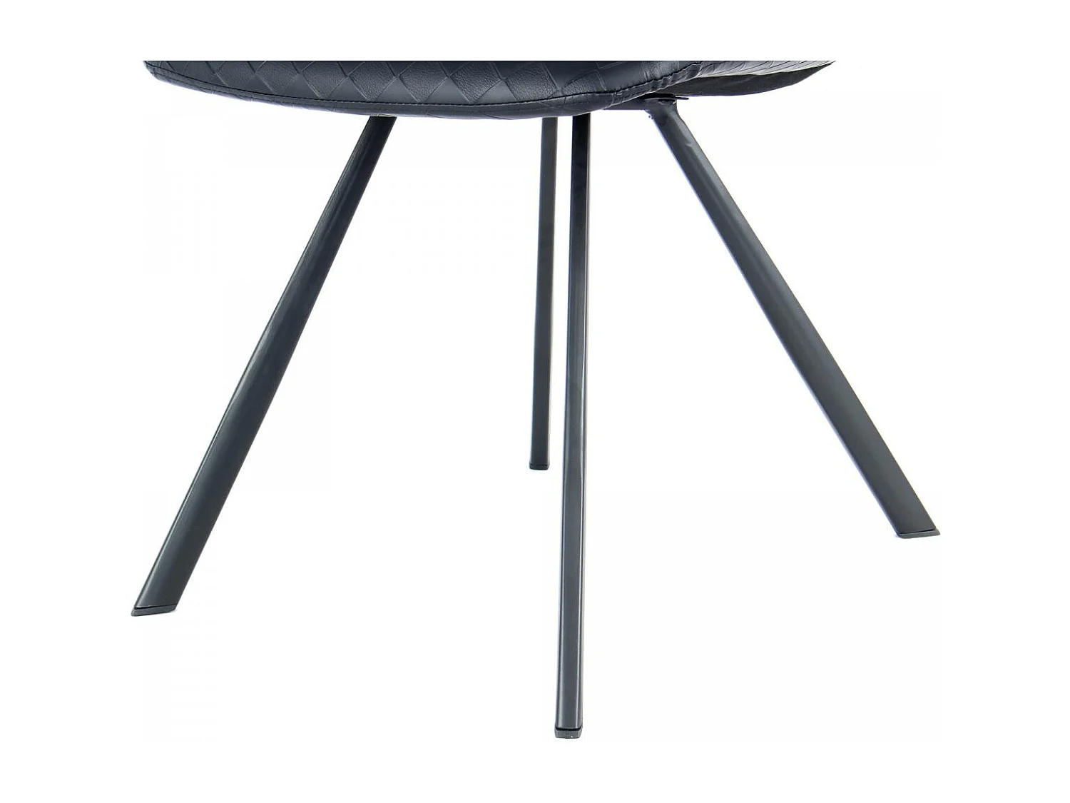 Chaise semi artisanal LOT DE 2 ARE 57x47,5x77 noir