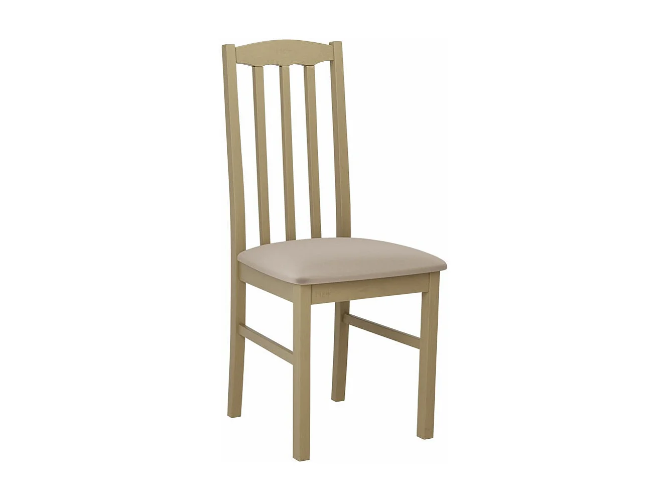 Silla Victorville 366, Beige|Roble Sonoma, 96x43x40cm, Tapiz, De madera