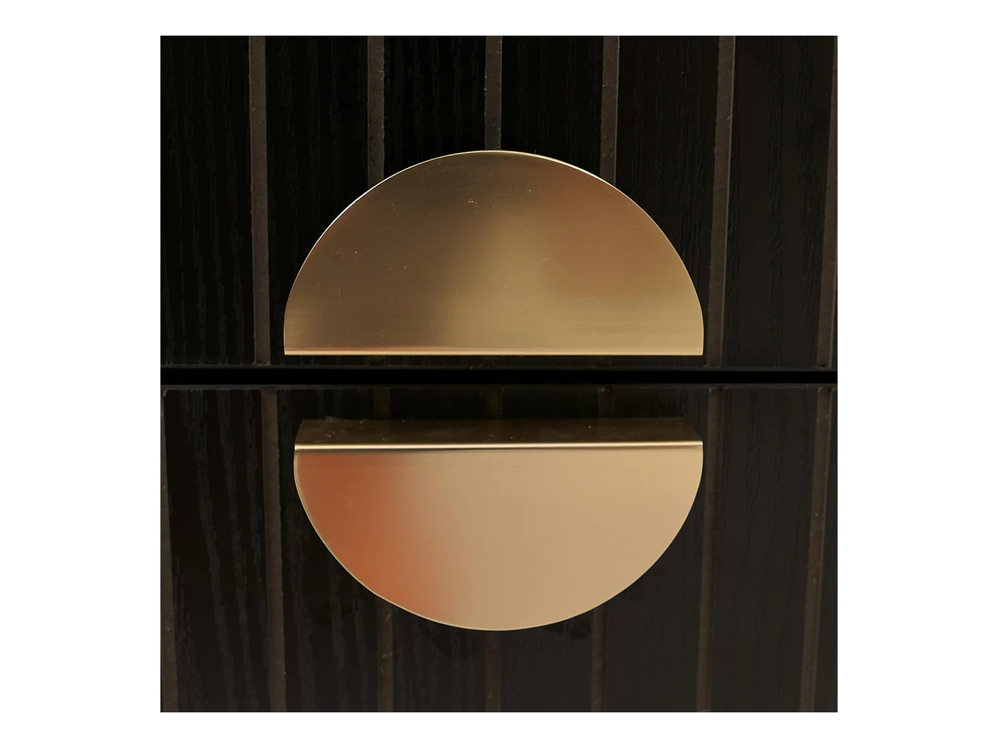 Szafka nocna MCW-O39,  wygląd drewna, czarny