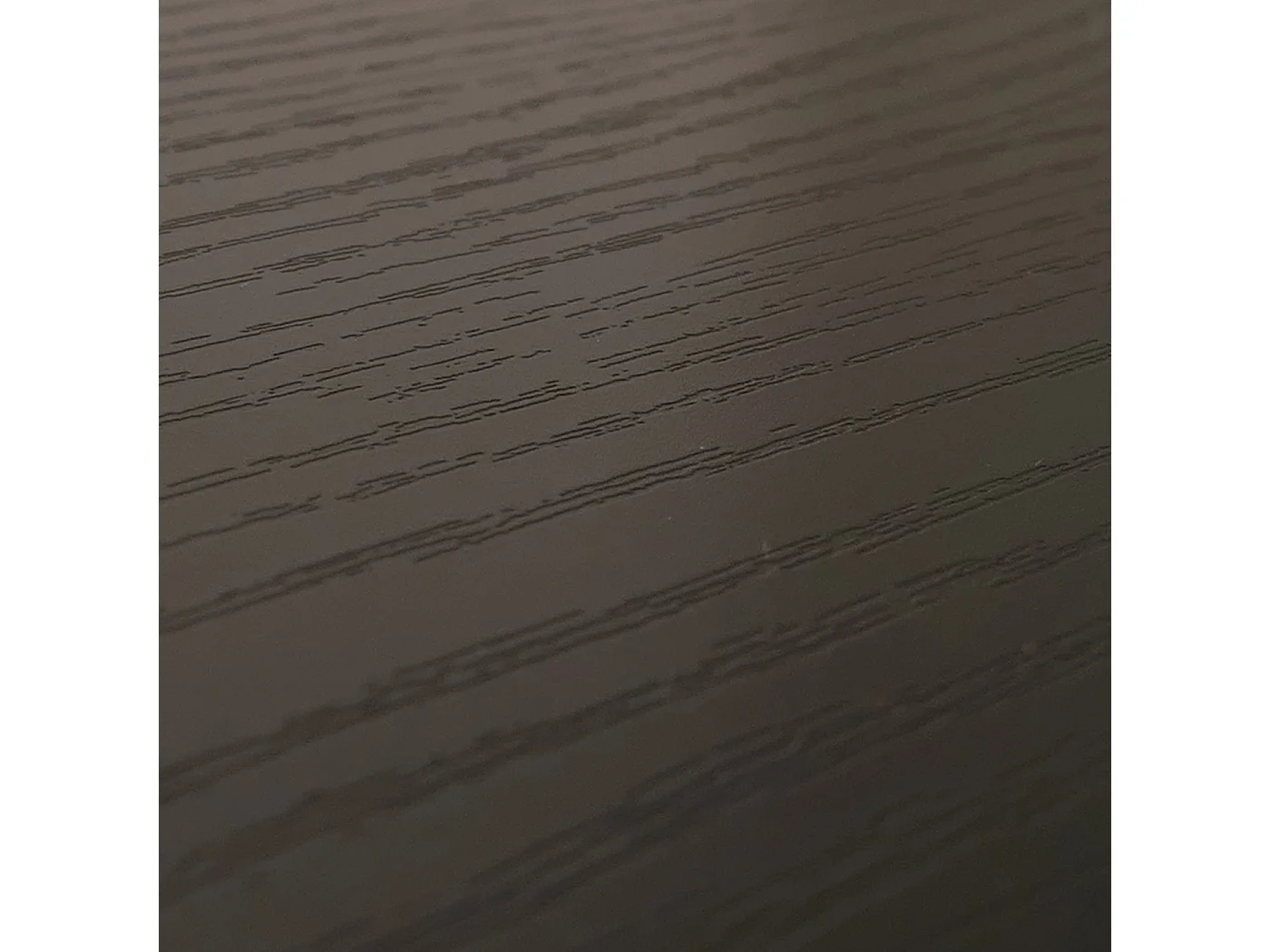 Table de chevet MCW-O39,  aspect bois noir