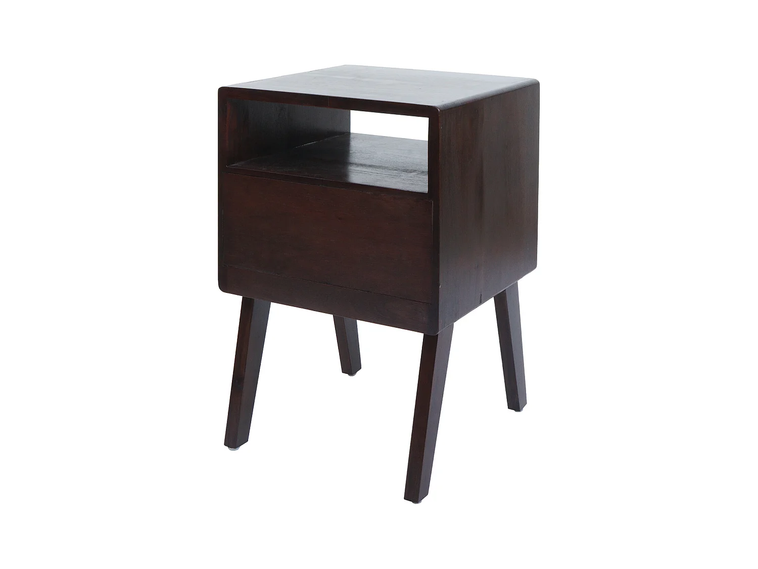 Szafka nocna MCW-P16,  ciemnobrązowa