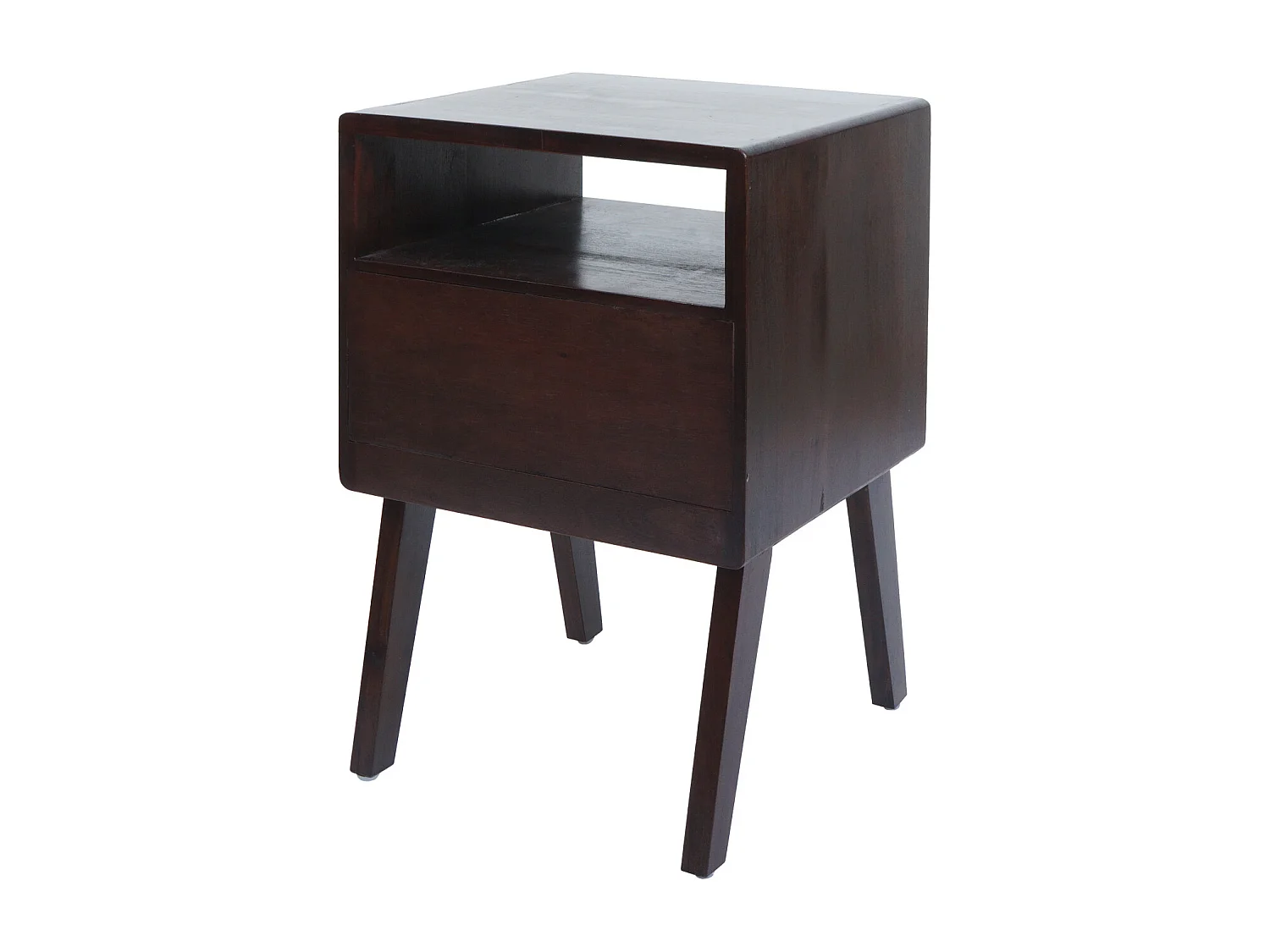 Szafka nocna MCW-P16,  ciemnobrązowa