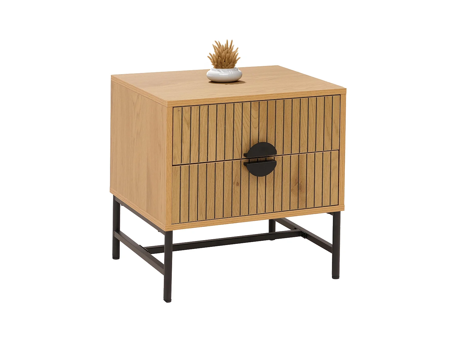 Table de chevet MCW-O39,  naturel