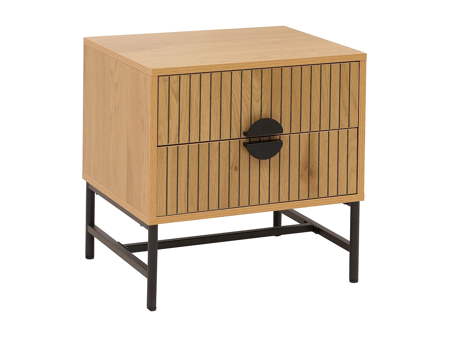 Table de chevet MCW-O39,  naturel