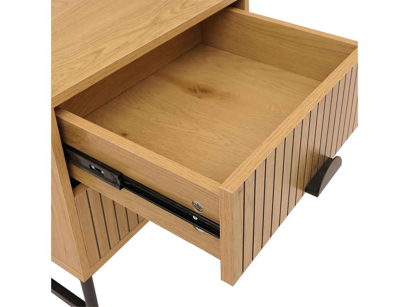 Table de chevet MCW-O39,  naturel