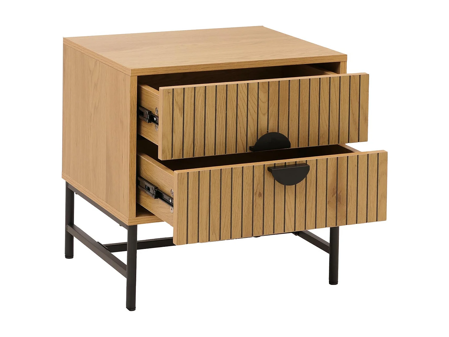 Table de chevet MCW-O39,  naturel