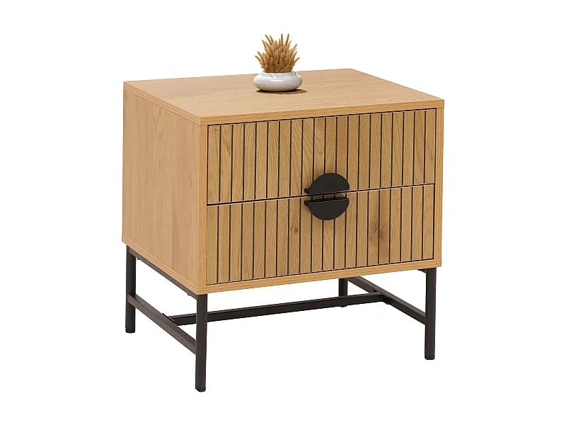 Table de chevet MCW-O39,  naturel