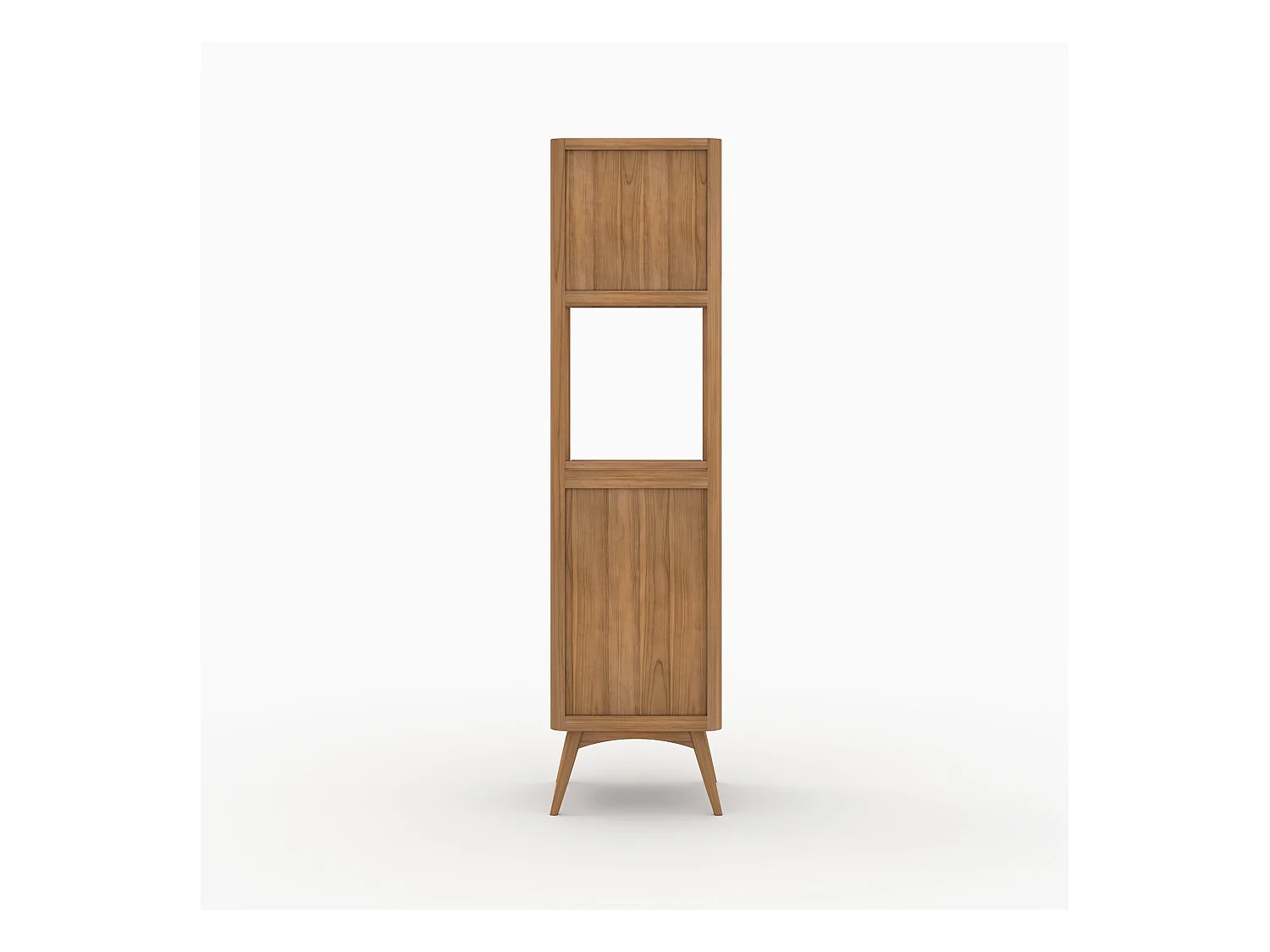 Conjunto de baño de madera de teca de 140 cm con un nicho. - Auguste