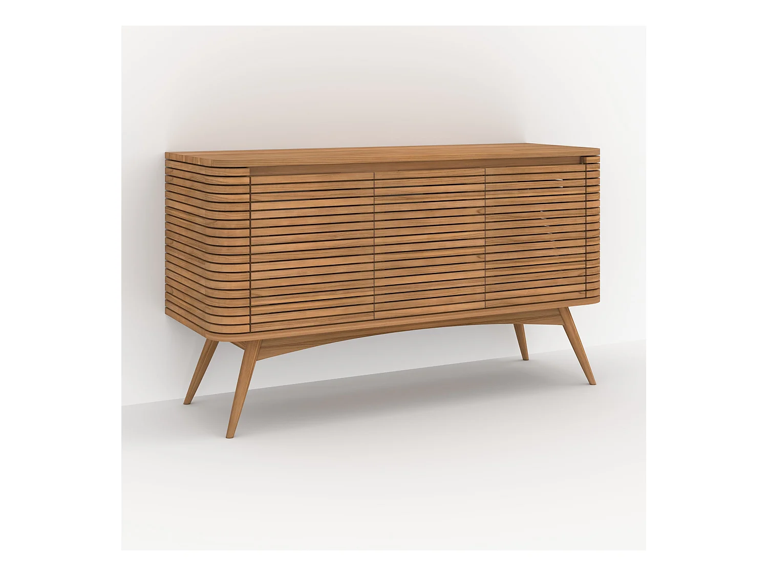 Conjunto de baño de madera de teca 140 cm - Auguste