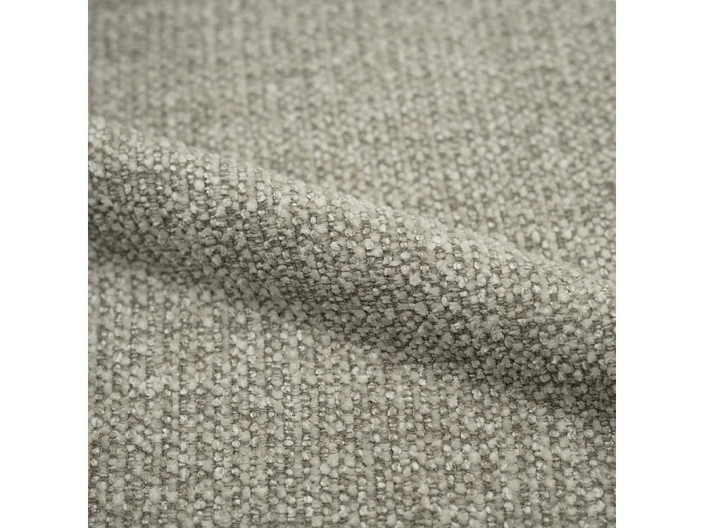 Divano angolare modulare 4 posti in tessuto beige mélange - Nova