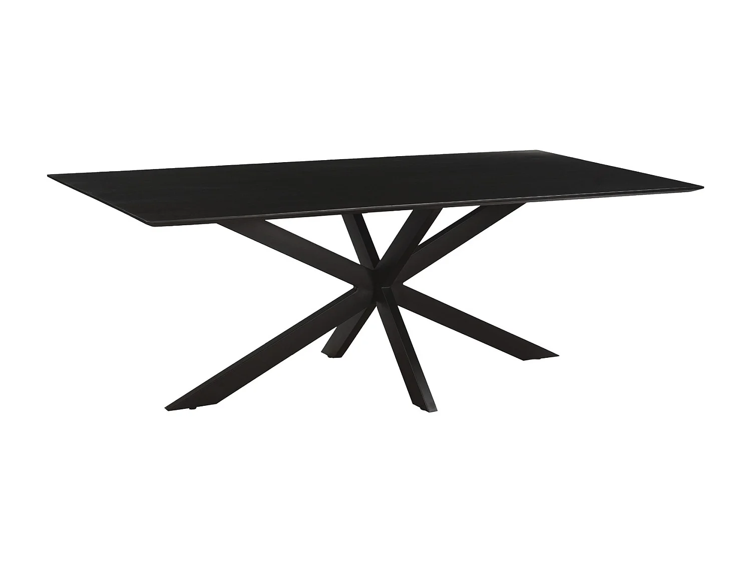 URBAN-Mesa de comedor 8/10 personas 220 cm de madera negra