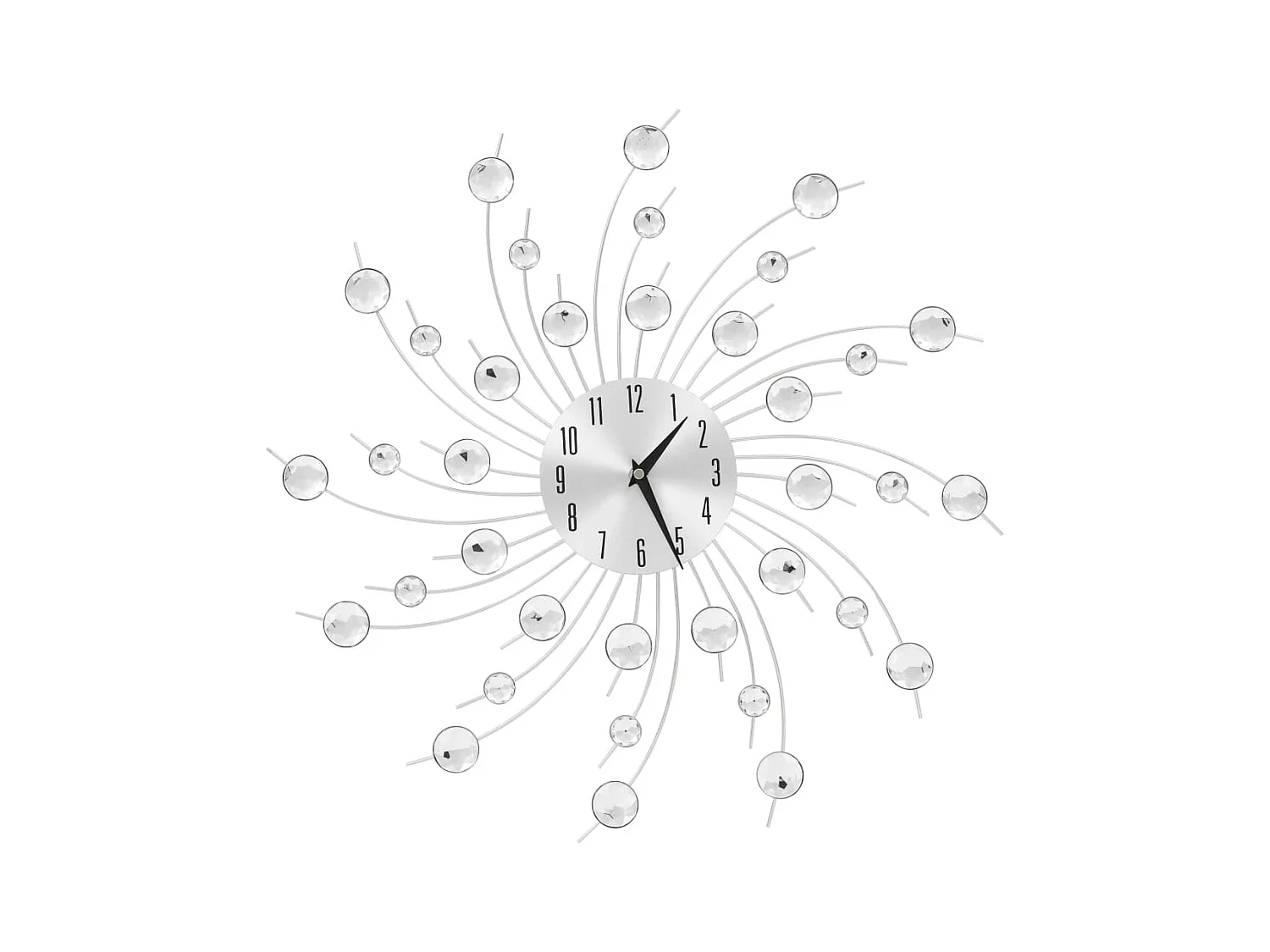 Horloge murale avec mouvement à quartz Design moderne 50 cm