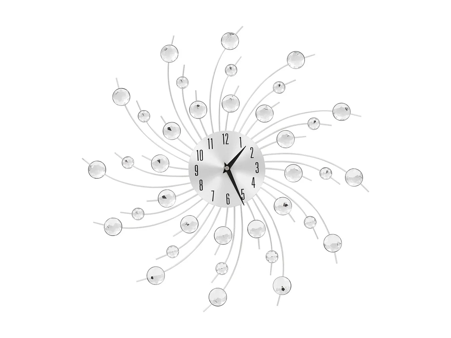 Wanduhr mit Quarzwerk Modernes Design 50 cm