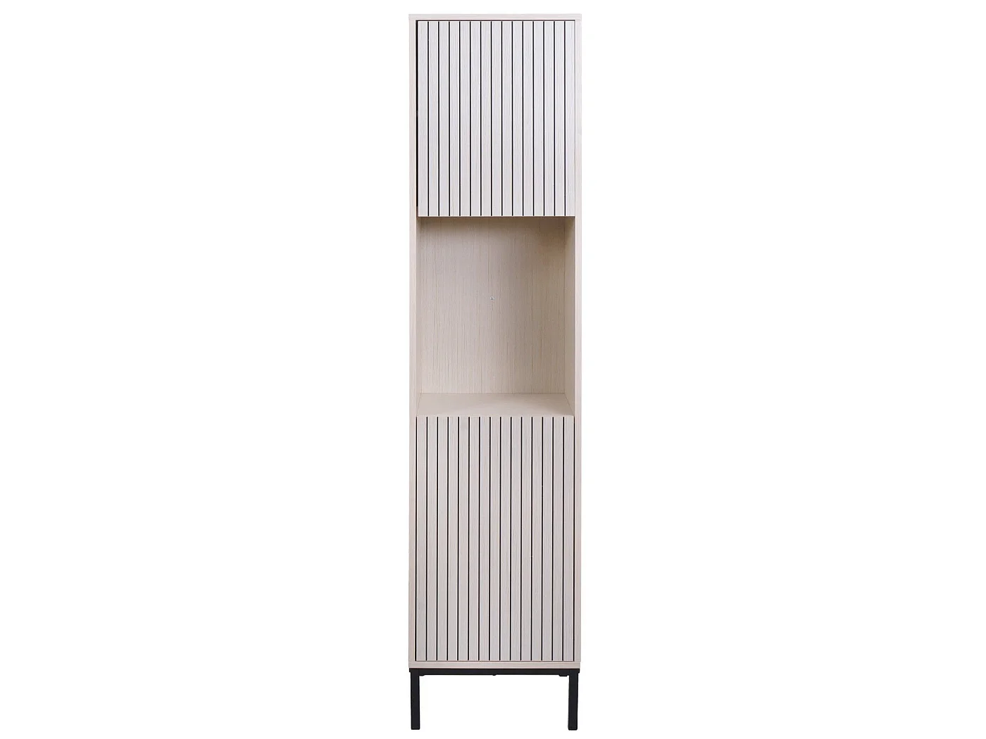 Armoire haute MCW-O42,  aspect bois beige