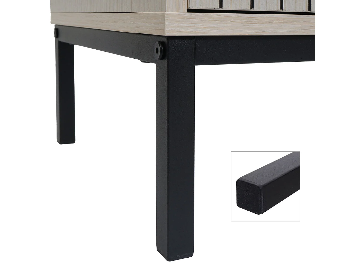 Armoire haute MCW-O42,  aspect bois beige