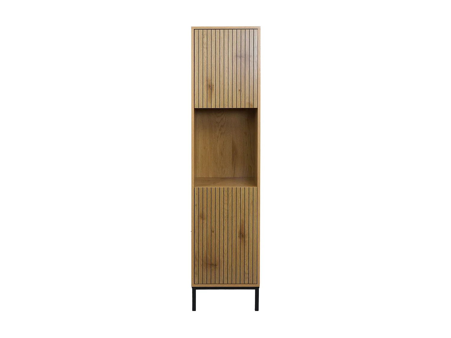 Hochschrank MCW-O42, Holzoptik natur