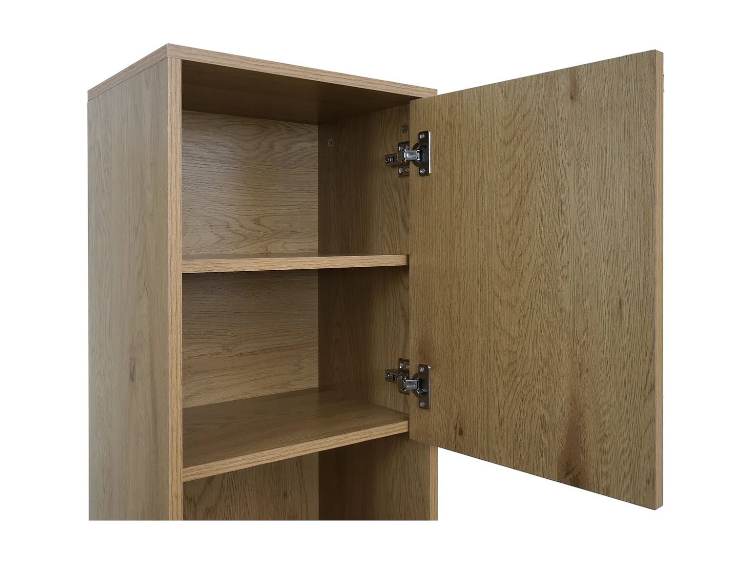Hochschrank MCW-O42, Holzoptik natur