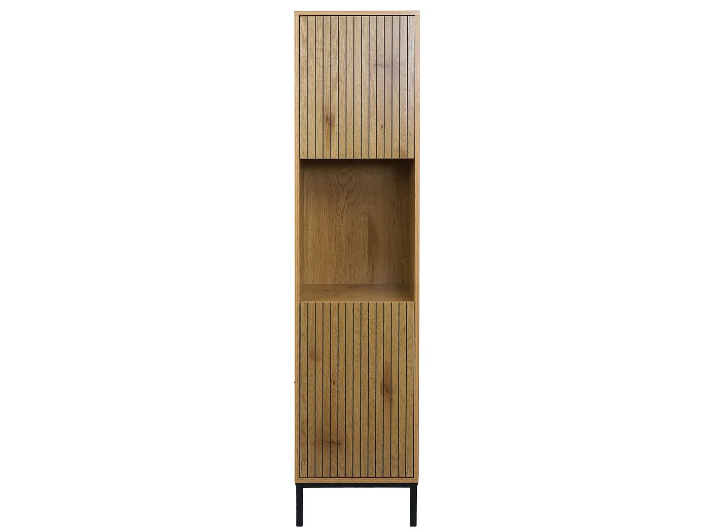 Armoire haute MCW-O42,  aspect bois naturel