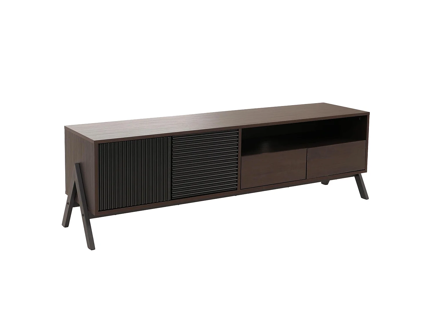 TV Stand MCW-O40,  walnut finish