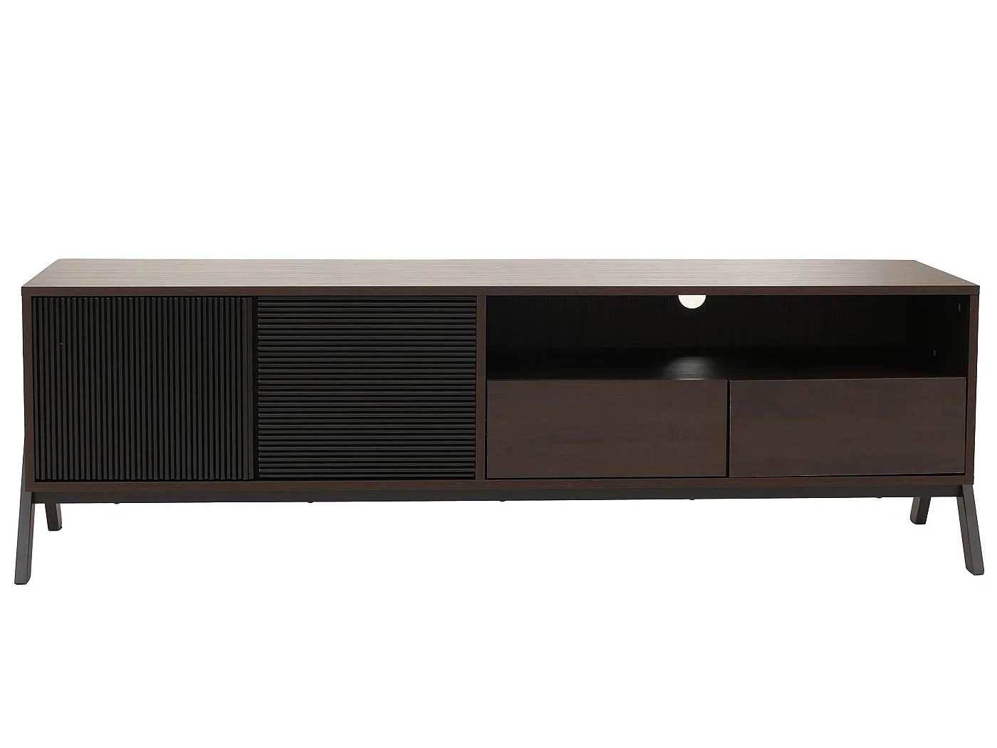 TV Stand MCW-O40,  walnut finish
