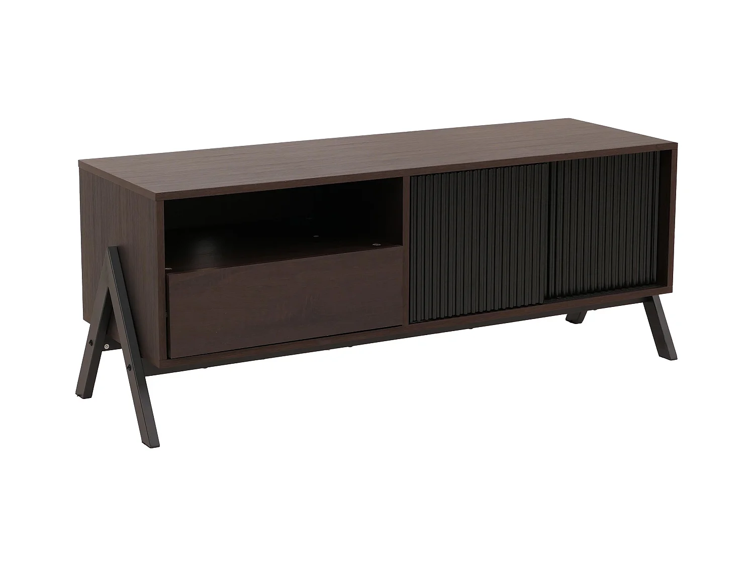 Meuble TV MCW-O40,  aspect noyer