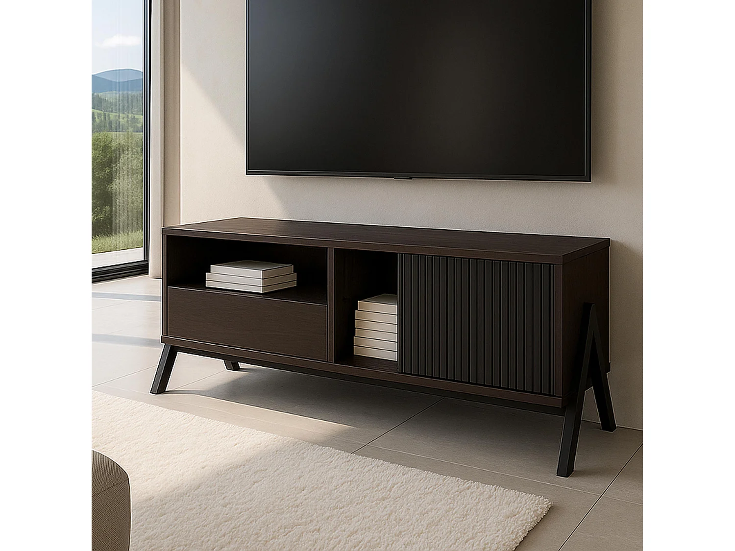 TV-rek MCW-O40,  walnootlook