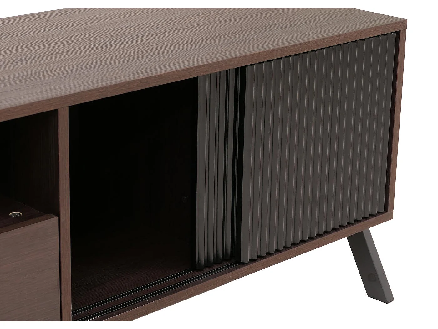 Szafka pod telewizor MCW-O40,  wygląd orzechowy