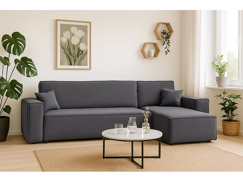 Narożnik DENIS L z funkcją spania 135x200 Riviera 95