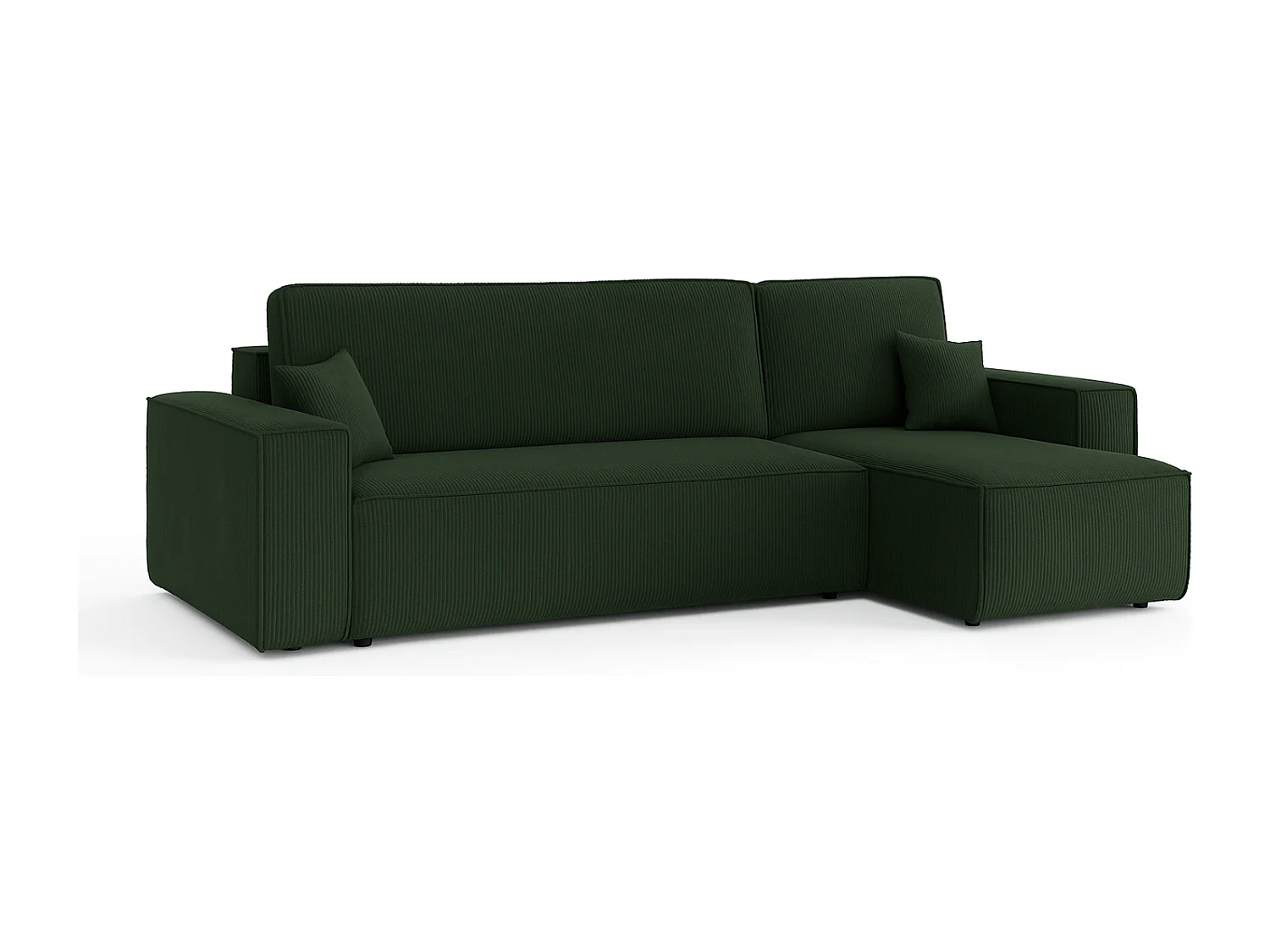 Canapé d’angle DENIS L avec fonction lit 135x200 Poso 14