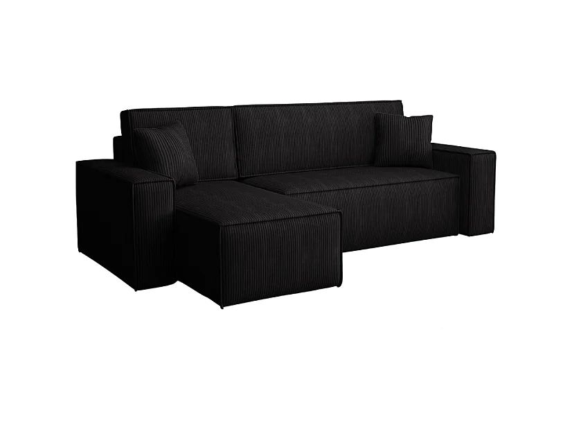 Canapé d’angle DENIS L avec fonction lit 135x200 Poso 135