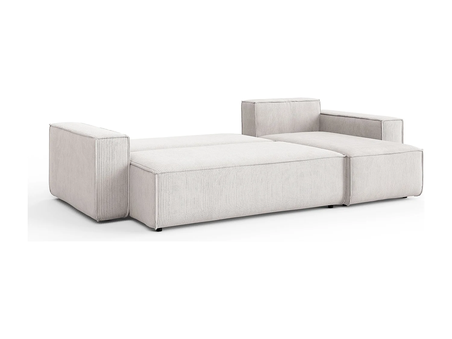 Canapé d’angle DENIS L avec fonction lit 135x200 Poso 135