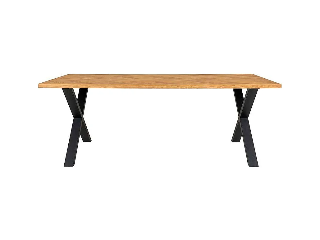 Hochwertiger Esstisch im Industrie und Loft Stil X Gestell