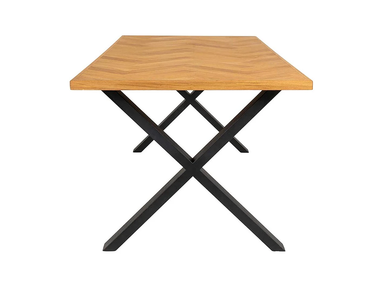 Hochwertiger Esstisch im Industrie und Loft Stil X Gestell