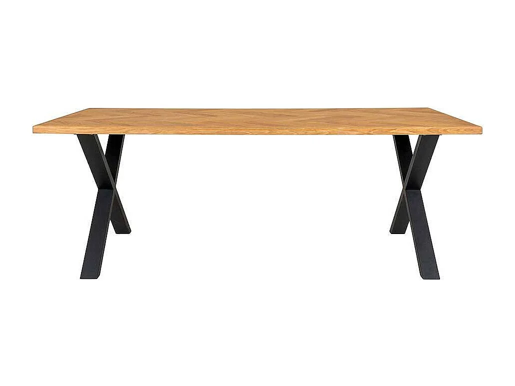 Hochwertiger Esstisch im Industrie und Loft Stil X Gestell