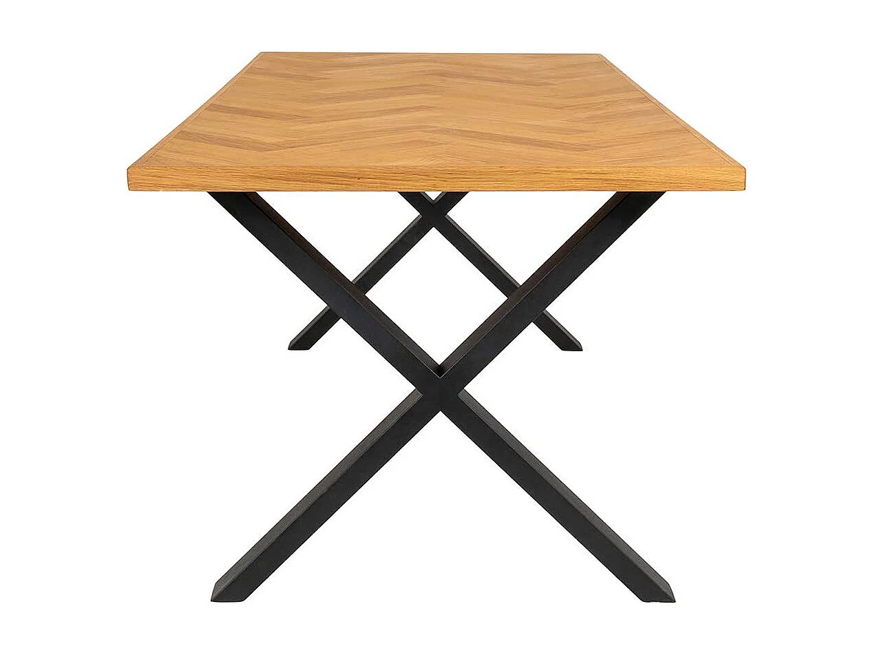 Hochwertiger Esstisch im Industrie und Loft Stil X Gestell