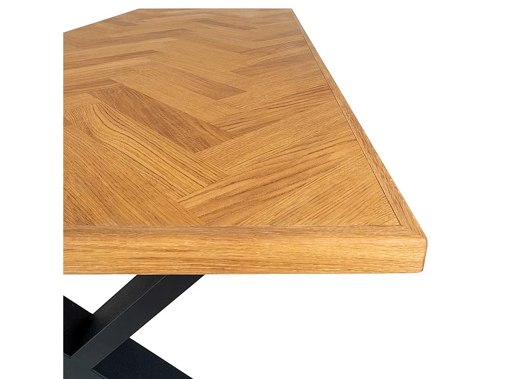 Hochwertiger Esstisch im Industrie und Loft Stil X Gestell