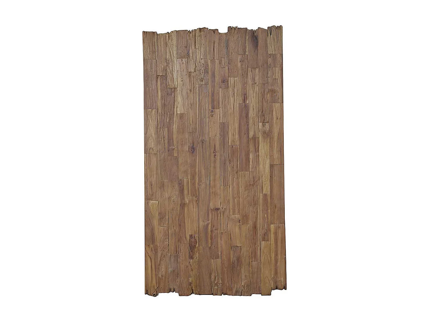 Designeresstisch aus Recyclingholz und Metall Industry und Loft Stil