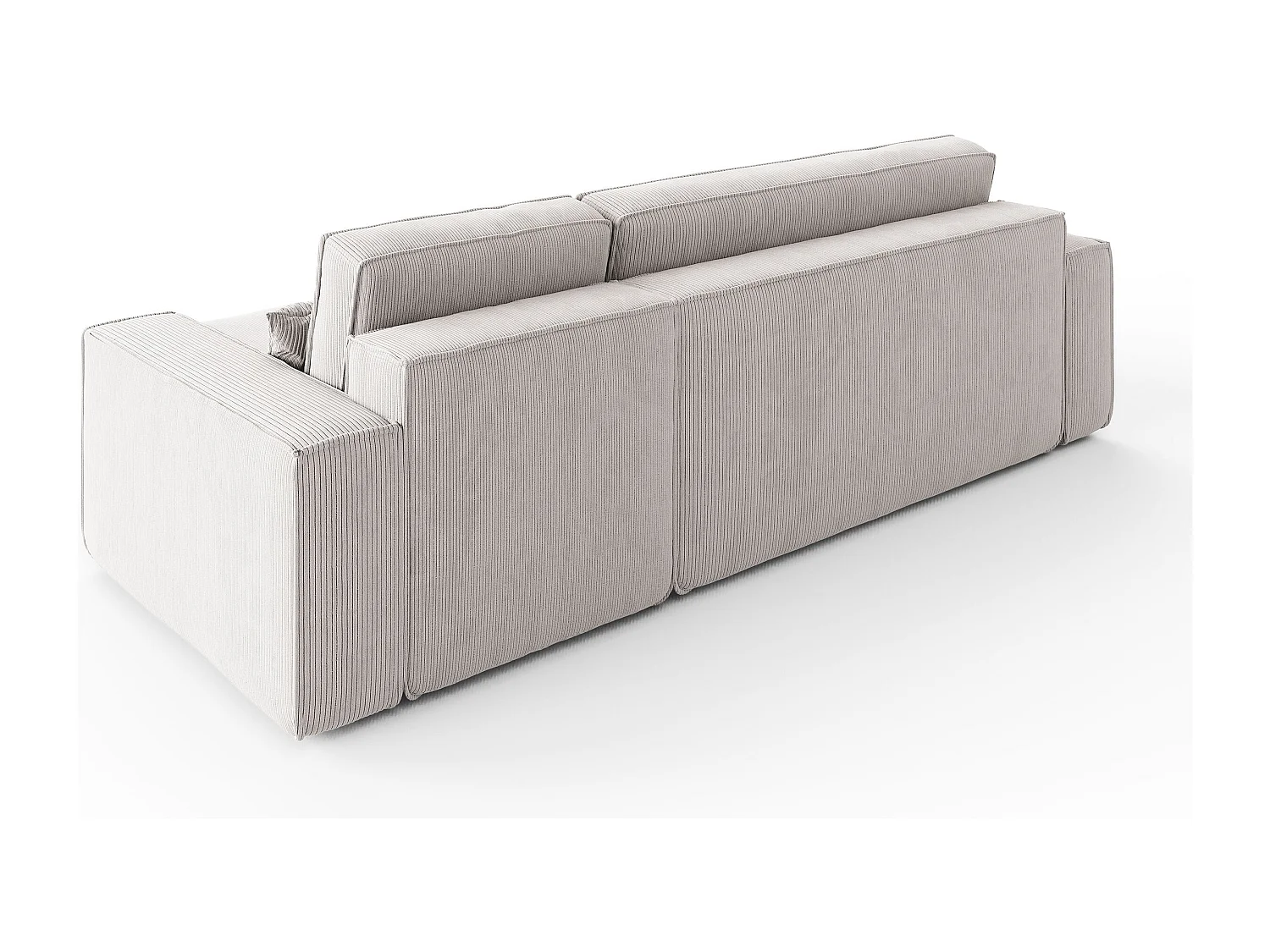 Canapé d’angle DENIS L avec fonction lit 135x200 Poso 22