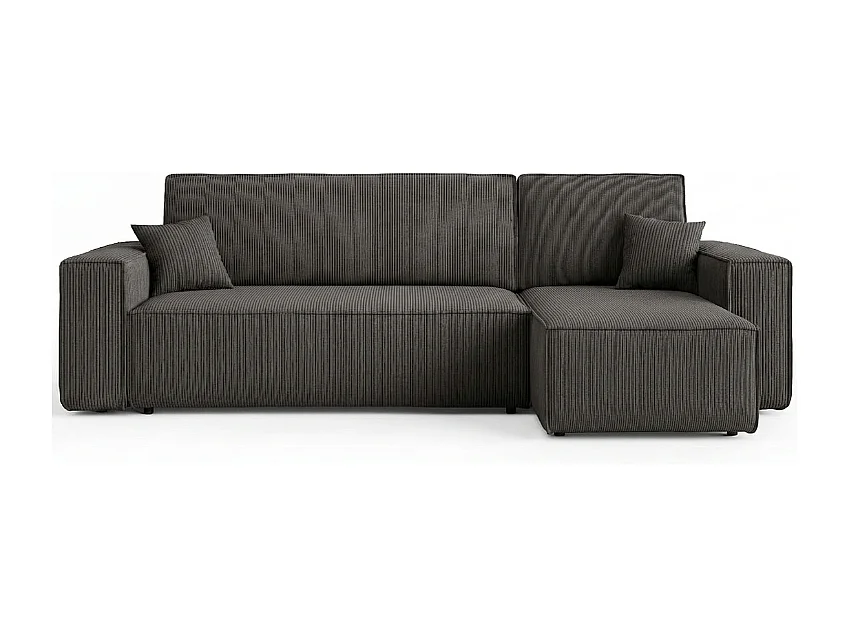 Canapé d’angle DENIS L avec fonction lit 135x200 Poso 22
