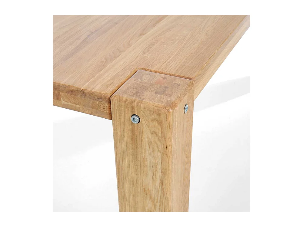 Hochwertiger Esstisch aus Wildeiche Massivholz geölt