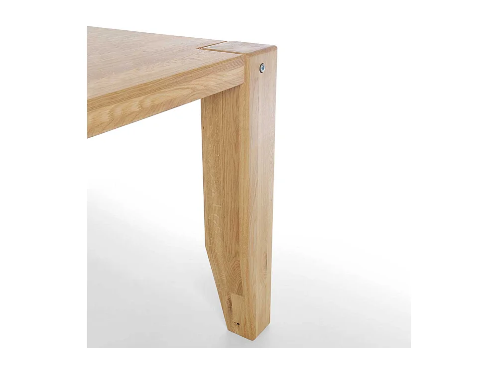 Hochwertiger Esstisch aus Wildeiche Massivholz geölt