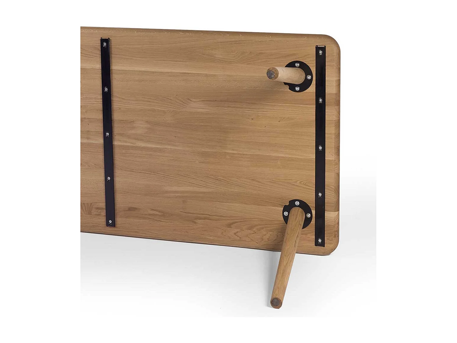 Küchentisch aus Eiche Massivholz 75 cm hoch