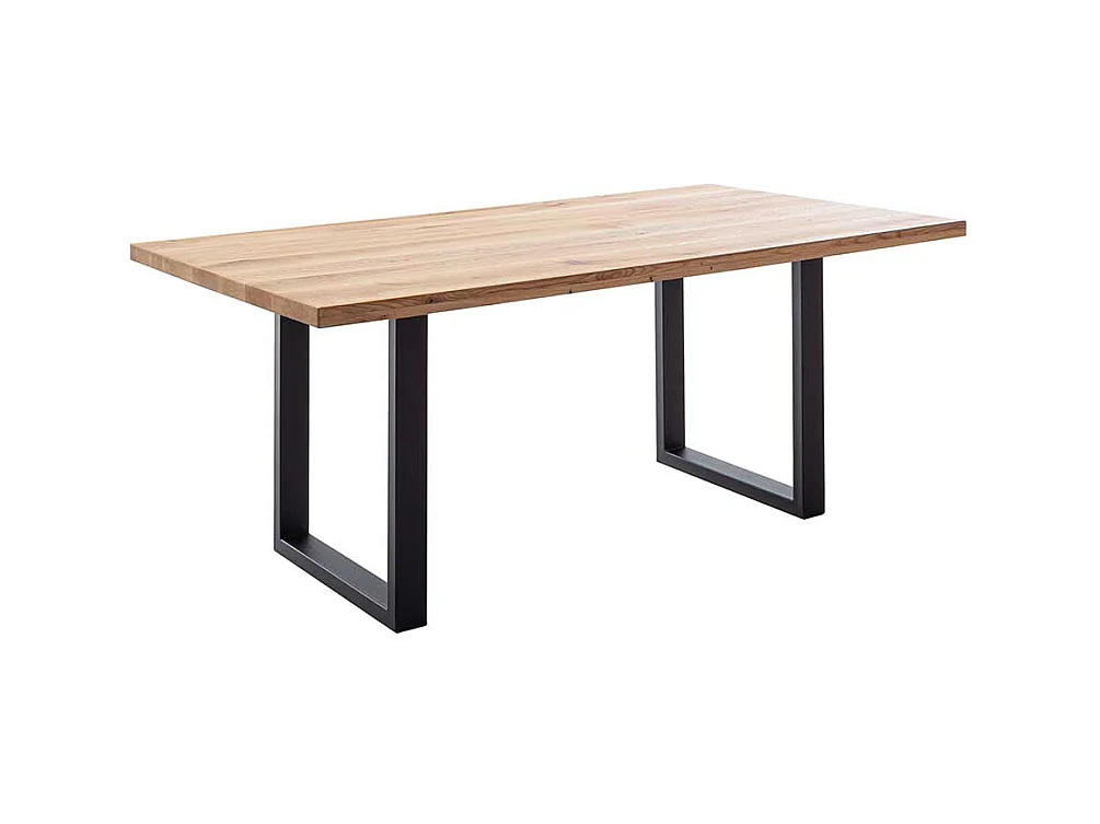 Esstisch Tisch Massivholz aus Wildeiche Massivholz im Industry und Loft Stil