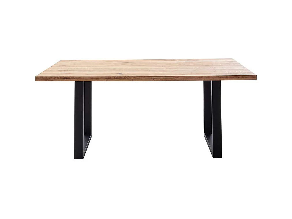 Esstisch Tisch Massivholz aus Wildeiche Massivholz im Industry und Loft Stil