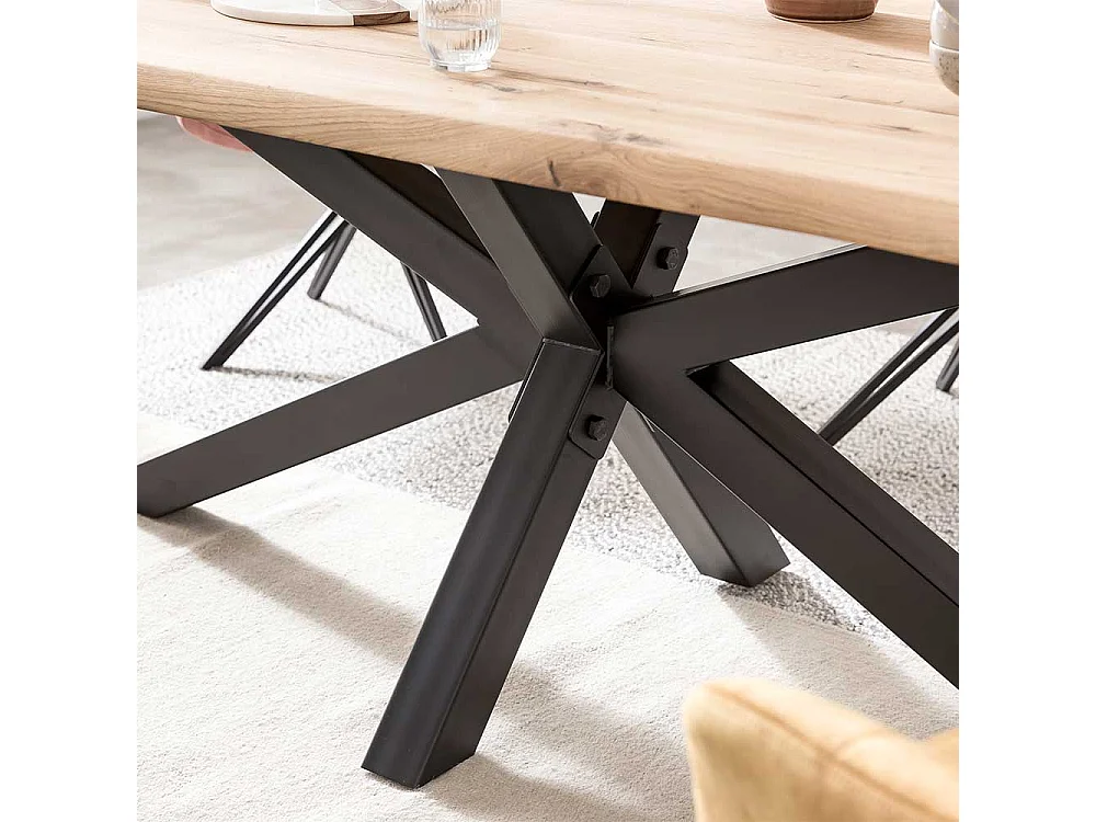 Großer Esszimmertisch im Industry und Loft Stil Spider Gestell