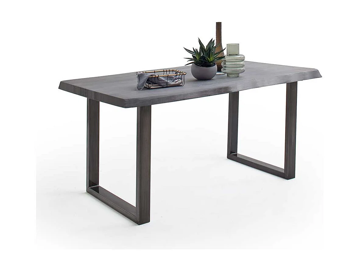 Esstisch Holztisch aus Akazie Massivholz und Metall